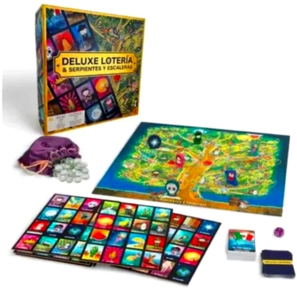 Deluxe Loteria & Serpientes y Escalaras Board Game - Picture 3 of 3
